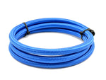 Braided Stainless-steel RUBBER Core Hose with Blue Nylon Sleeve