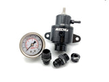 MECHLab Universal Fuel Pressure Regulator AN6+Pressure Gauge and AN6 Fittings