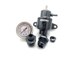 MECHLab Universal Fuel Pressure Regulator AN6+Pressure Gauge and AN10 Fittings