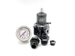AEM 25-305BK Fuel Pressure Regulator (+Pressure Gauge and AN10 Fittings)