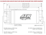 AEM 50-1005 400lph Inline High Flow Fuel Pump