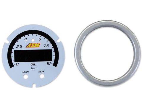 AEM Electronics 30-0307 ACC Oil Pressure Gauge Faces