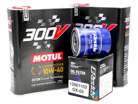 Service kit Motul 300v+Greddy OX-03 oil filter for Toyota CELICA turbo 2.0L GTS