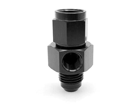 AN Male/Female Fitting with 1/8 NPT Side Port